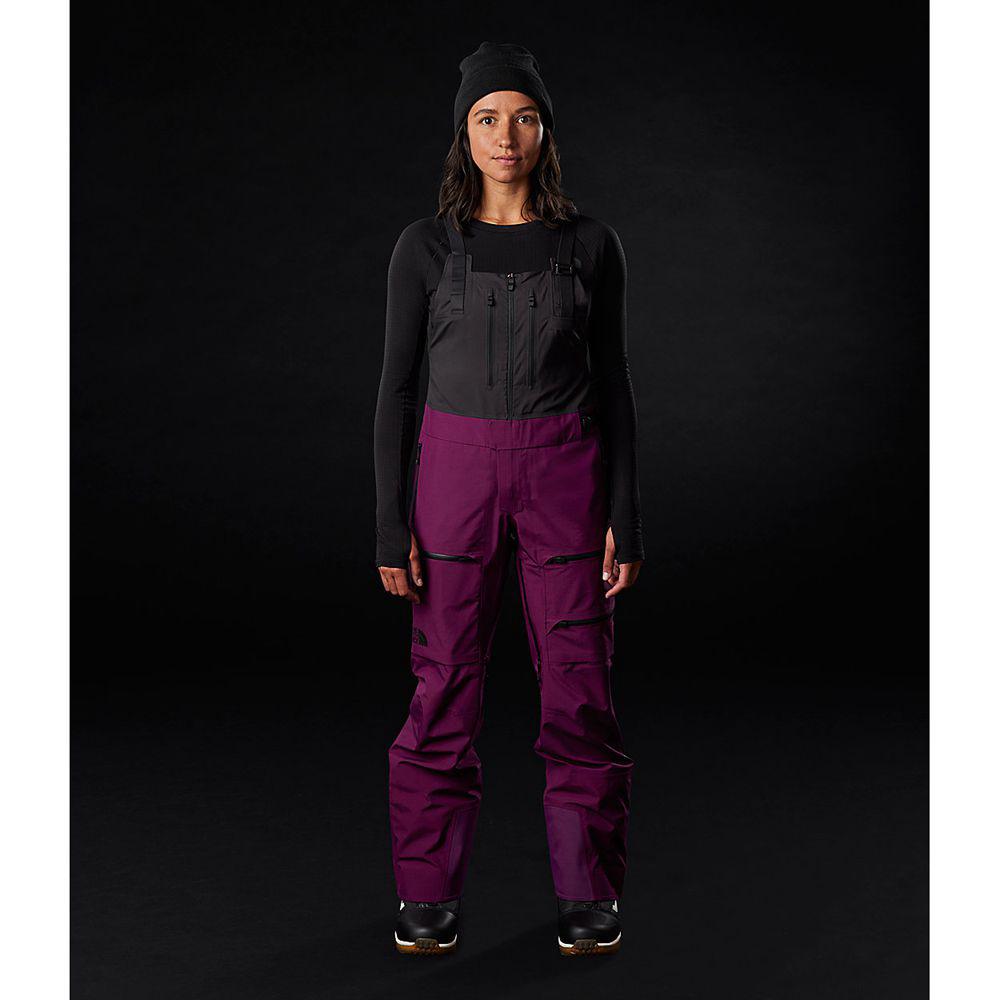 The North Face Brigandine Futurelight™ Bib Γυναικεια Παντελόνι Σκι - Μωβ / Μαυρα (JFWN54183)